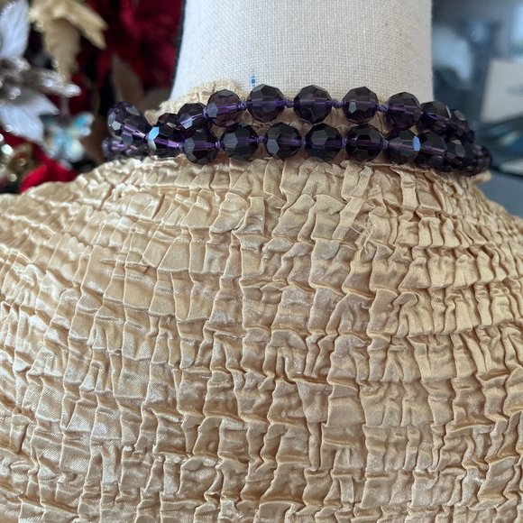 Heidi Daus multi color stone pendant that flips over to a functional timepiece - Picture 6 of 6